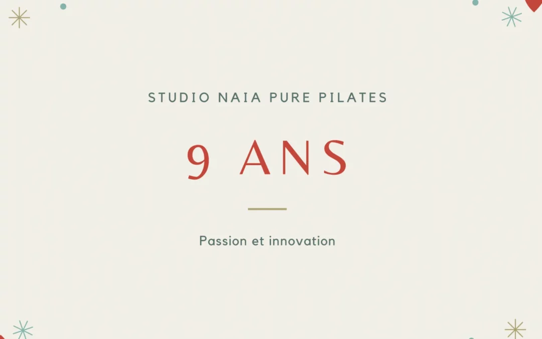 Le studio Naia pure Pilates fête ses 9 ans